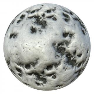 PBR texture snow 4K